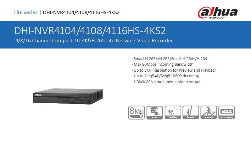 Dahua NVR4108HS-4KS2