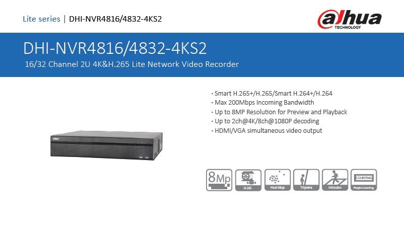 Dahua NVR4816-4KS2