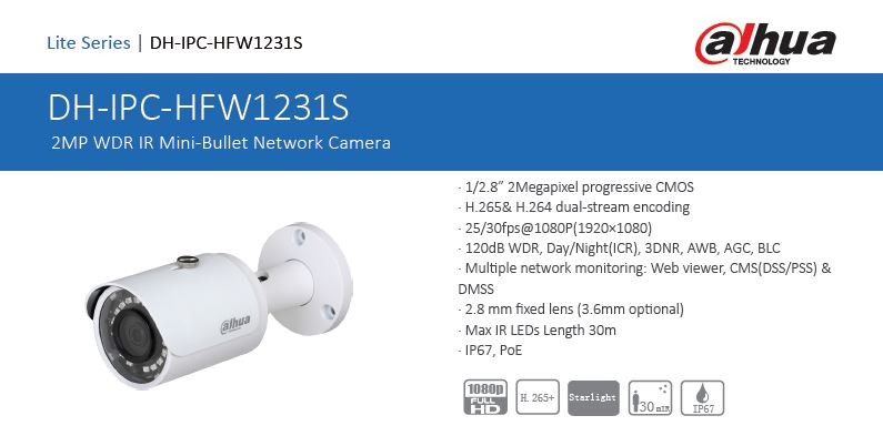Dahua IPC-HFW1231S