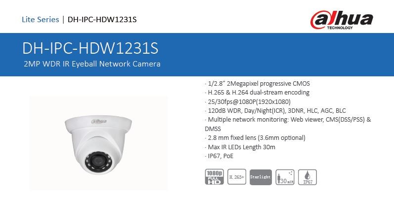 Dahua IPC-HDW1231S