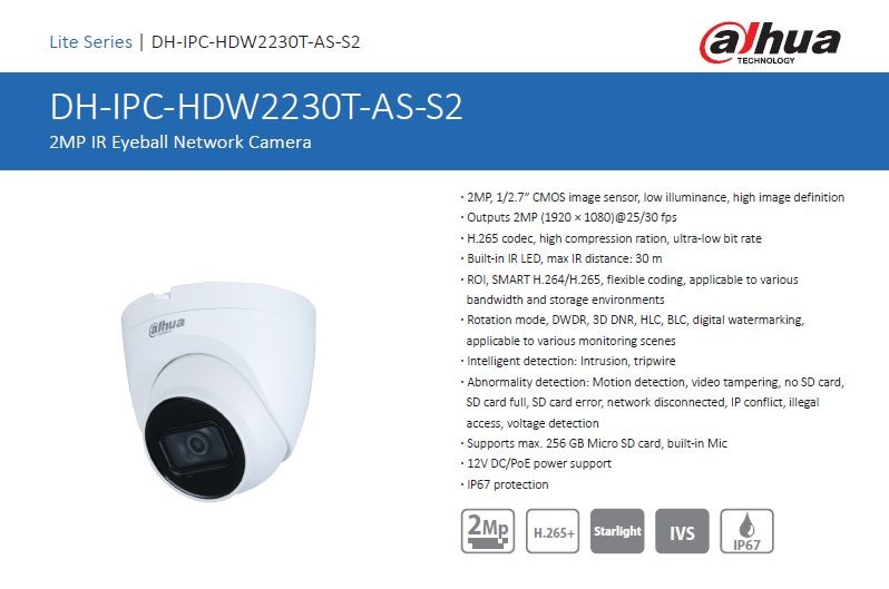 Dahua IPC-HDW2230T-AS