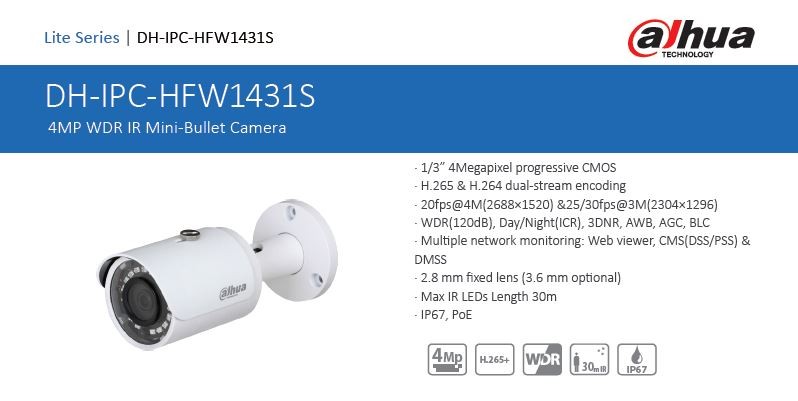 Dahua IPC-HFW1431S