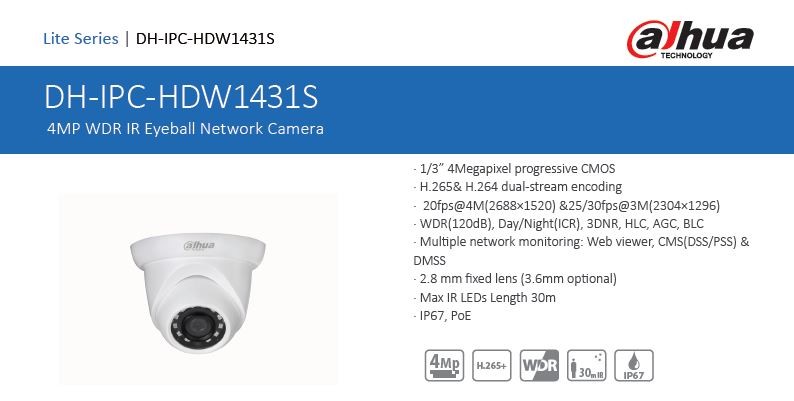 Dahua IPC-HDW1434S