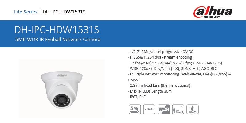 Dahua IPC-HFW1531S
