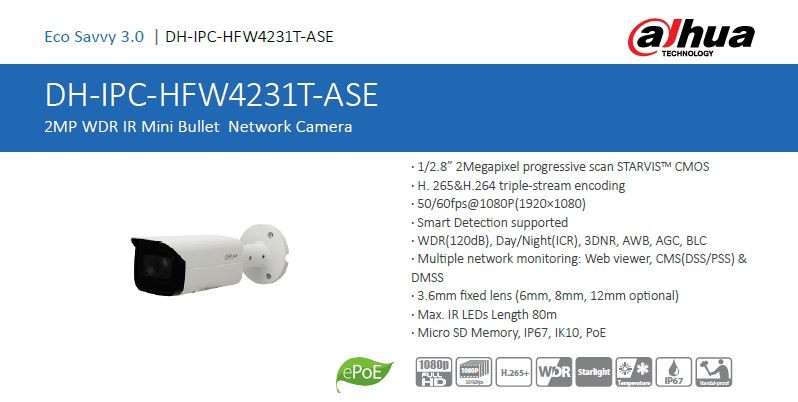 Dahua IPC-HFW4231T-ASE