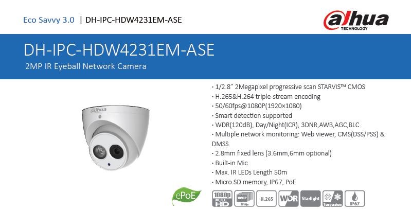Dahua IPC-HDW4231EM-ASE