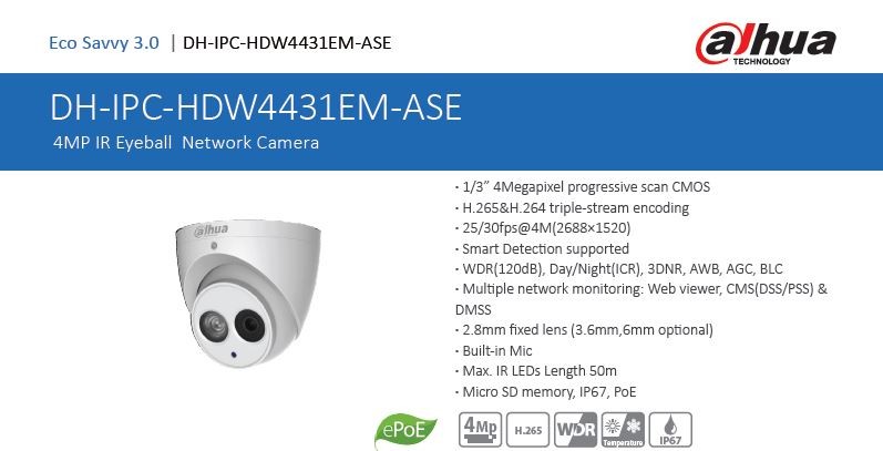 Dahua IPC-HDW4431EM-ASE
