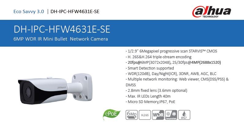 Dahua IPC-HFW4631E-SE