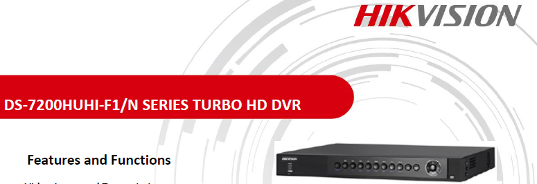 DVR DS-7208HUHI-F1/N
