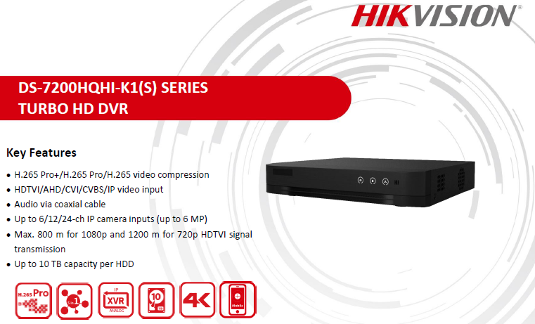 DVR DS07216HQHI-K1(S)