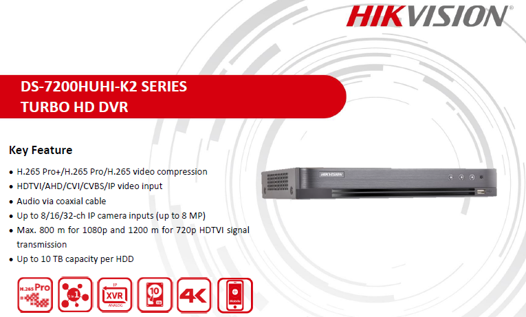 DVR DS-7216HUHI-K2