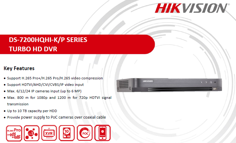 DVR DS-7208HQHI-K2-P