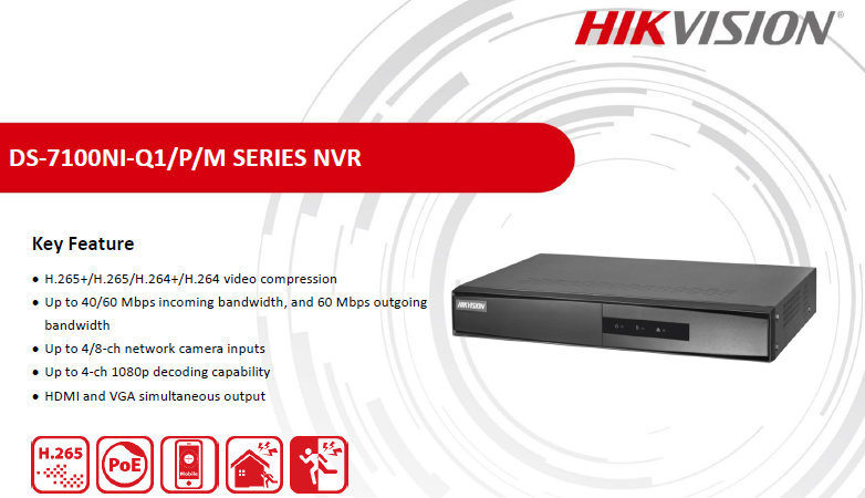 NVR DS-7108NI-Q1/8P/M
