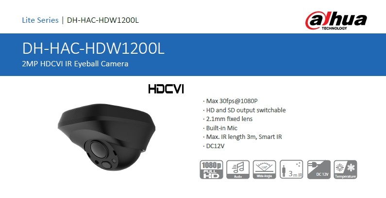 Dahua HAC-HDW1200L