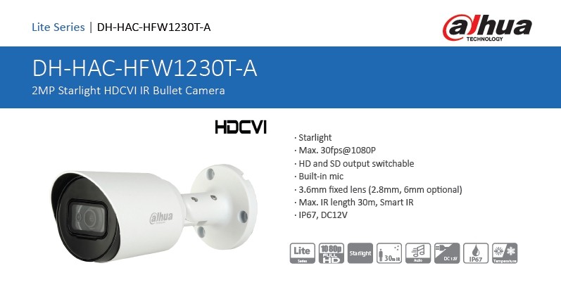 Dahua HAC-HFW1230T-A