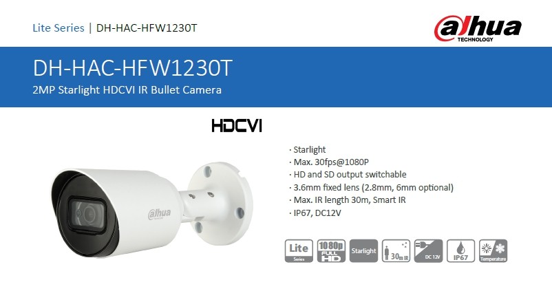 Dahua HAC-HFW1230T