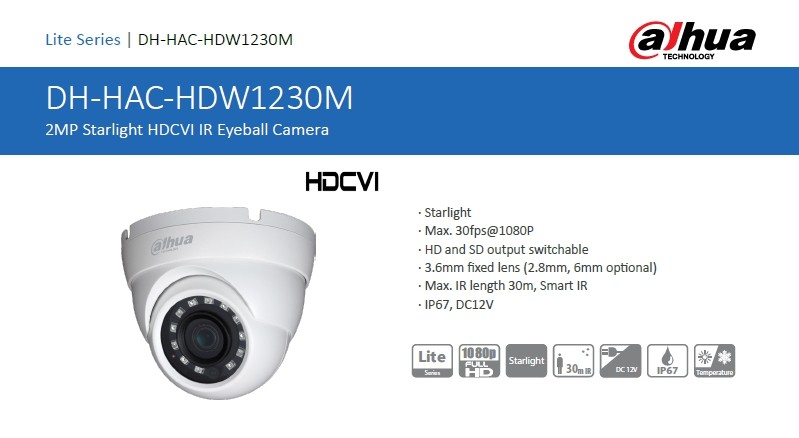 Dahua HAC-HDW1230M