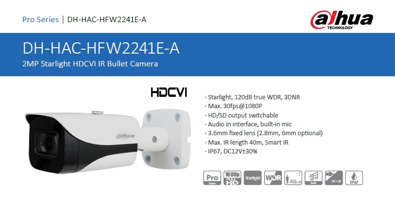 Dahua HAC-HFW2241E-A