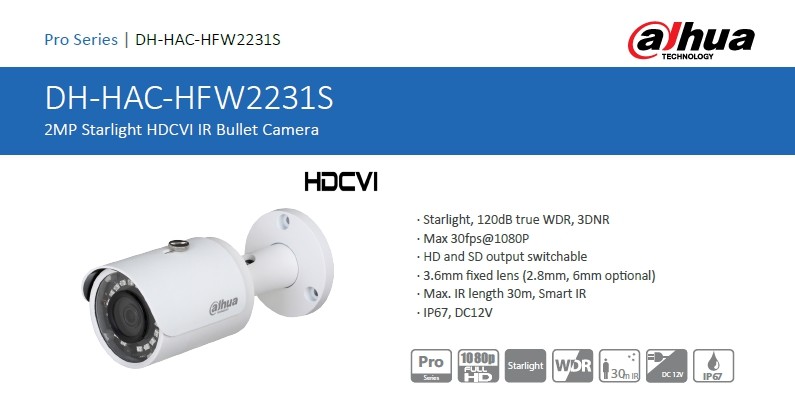 Dahua HAC-HFW2231S