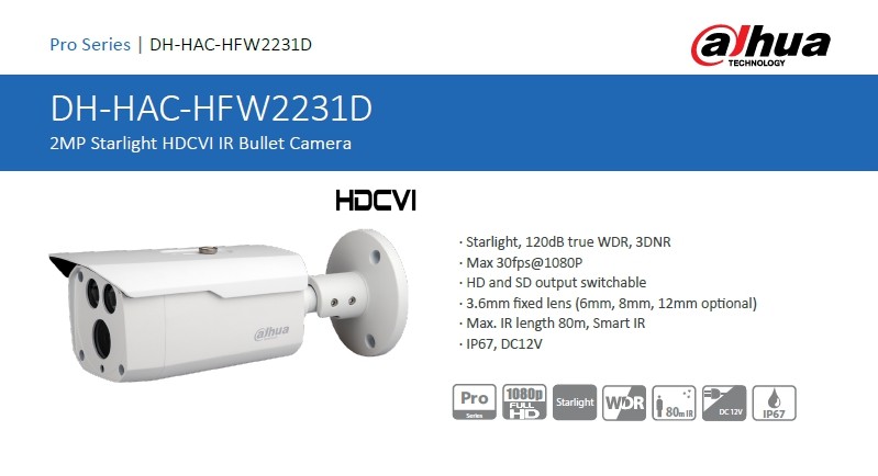 Dahua HAC-HFW2231D
