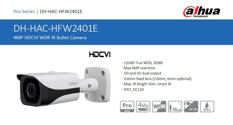 Dahua HAC-HFW2401E